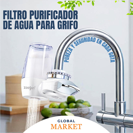 Filtro purificador de agua para el grifo con altos niveles de purificacion